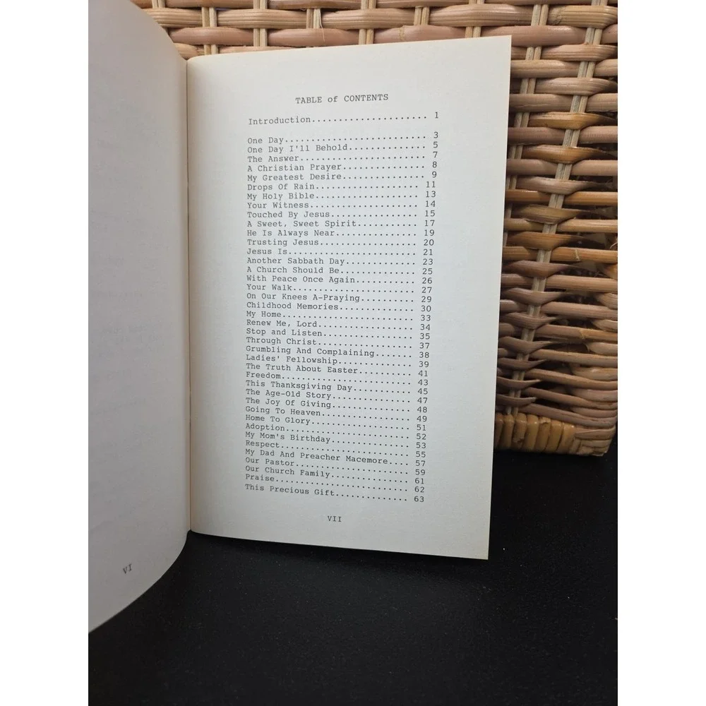 Poems Of Encouragement And Praise Pattie Tucker Cockerham Yadkinville NC Booklet